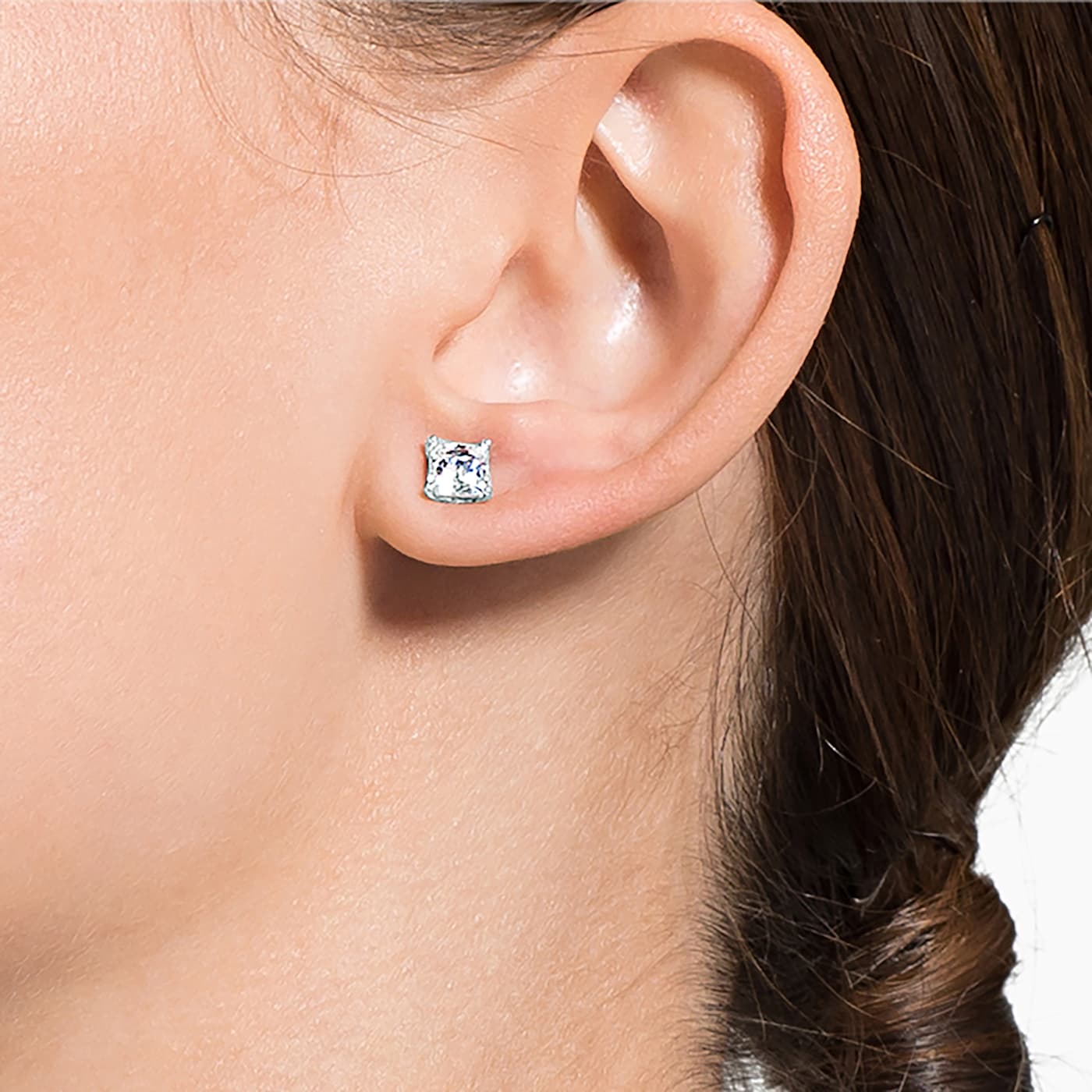 SWAROVSKI ORECCHINI ATTRACT SQUARE bianchi 5509936