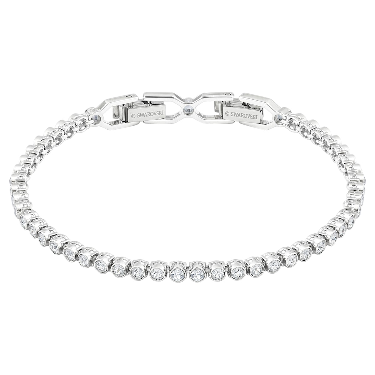 SWAROVSKI BRACCIALE TENNIS EMILY TENNIS BIANCO RODIO 1808960